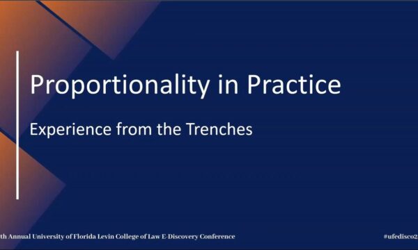 Proportionality in Practice