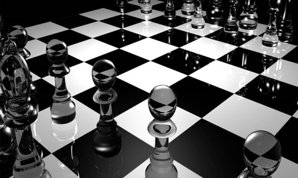 black and white chess